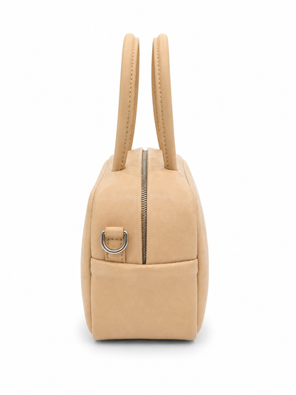 Oliveria Top Handle Tote – Beige