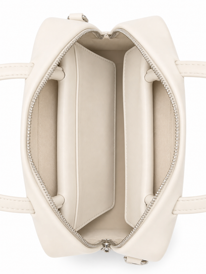 Oliveria Top Handle Tote – Ivory