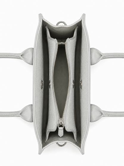 Oliveria Top Handle Tote – Mist Grey