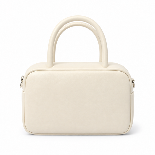 Oliveria Top Handle Tote – Ivory