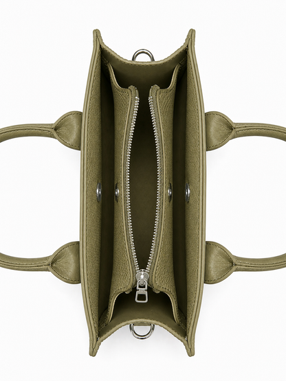 Oliveria Top Handle Tote – Olive